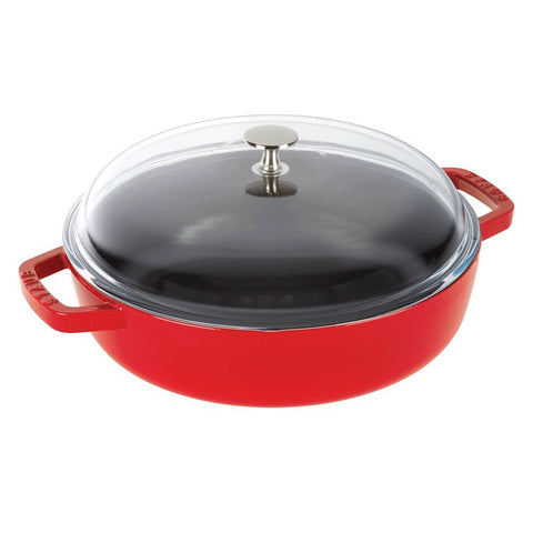 Staub Cast Iron 4-Quart Universal Deluxe Pan - Cherry