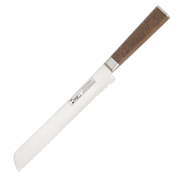 CHROMA IVO CUTLERY 8'' BREAD KNIFE CORK HANDLE
