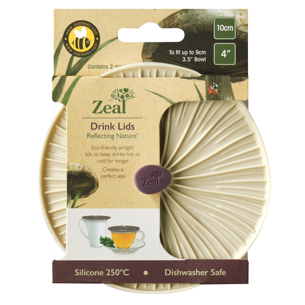 ZEAL 4'' MUSHROOM PUSH TOSEAL LID