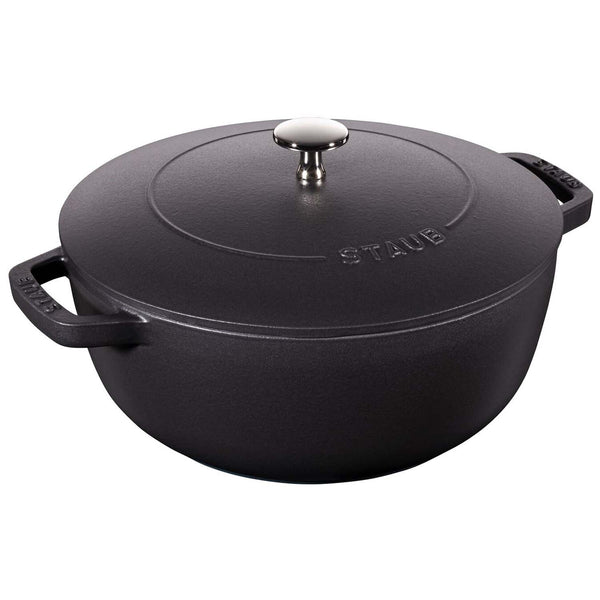Staub Cast Iron 3.75-Quart Essential French Oven - Matte Black