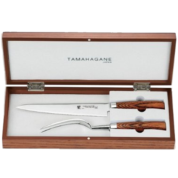 TAMAHAGANE SAN 2-PIECE CARVING SET