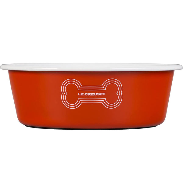 Le Creuset 6 cup Large Dog Bowl - Orange