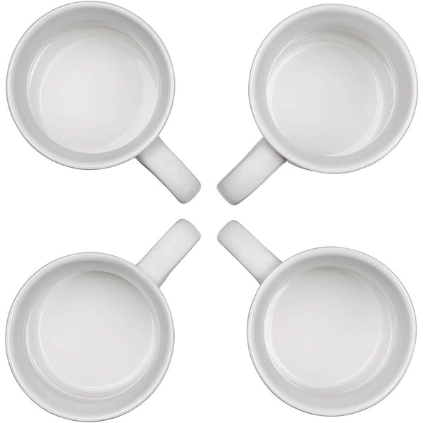 Le Creuset 14 oz. Set of 4 Mugs - White