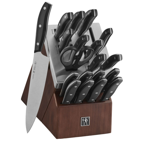 J.A. HENCKELS INTERNATIONAL DEFINITION 20-PIECE SELF-SHARPENING KNIFE BLOCK SET