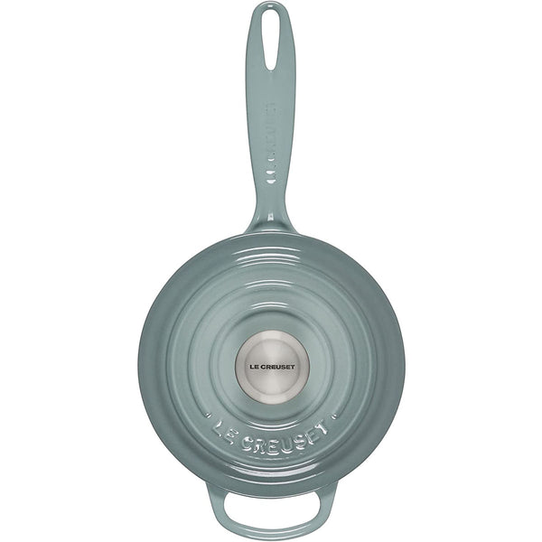 Le Creuset 1.75 qt. Signature Saucepan - Sea Salt