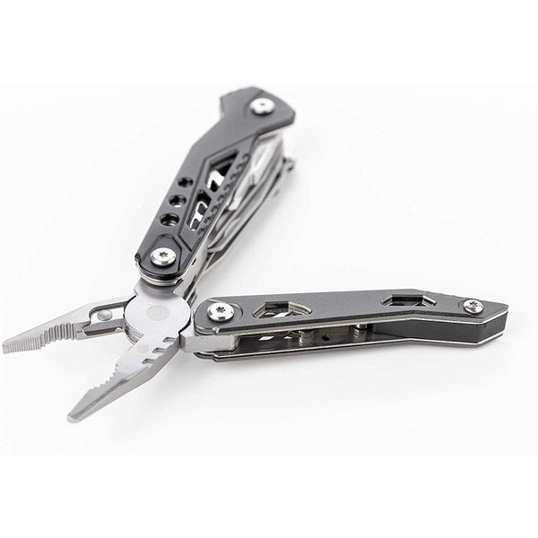 Pocket-knife pliers screwdriver multitool: True Utility Handyman bundle with full size folding knife, 9 screwdriver bits, pliers, saw, dad gadget, True Utility Handyman TU181