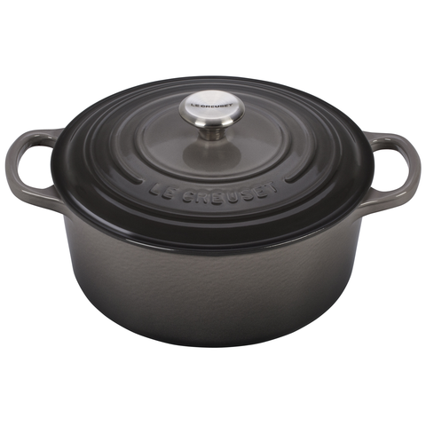 LE CREUSET 3.5-QUART ROUND DUTCH OVEN - OYSTER