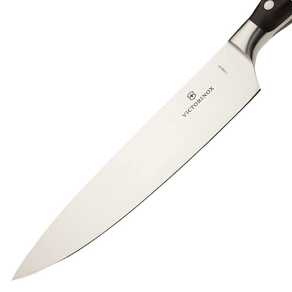 Victorinox Chef's, Forged, 8" Straight Blade, Black