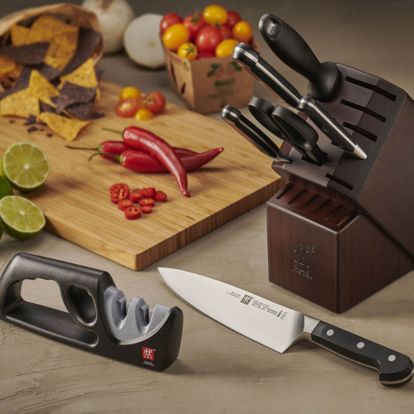 Zwilling J.A. Henckels Pro 7-pc Knife Block Set with Bonus Sharpener