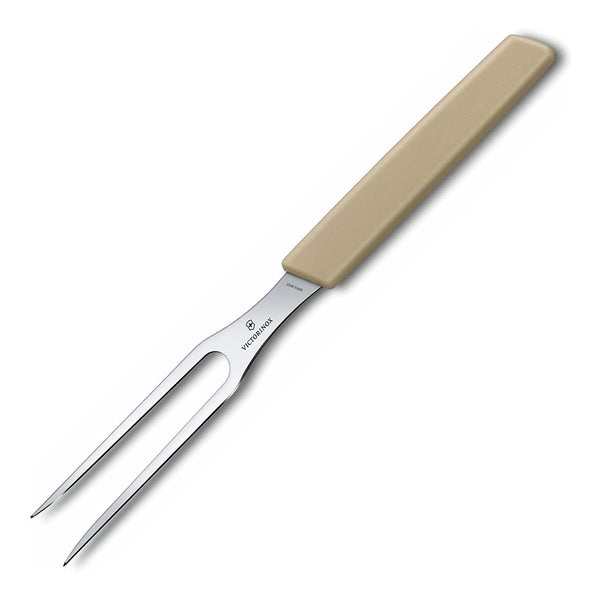 Victorinox Carving, Swiss Modern, 6" Carving Fork, Almond-Beige