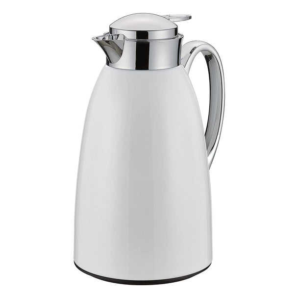 Cilio Venezia 1 Liter Insulated Flask, Stainless Steel White