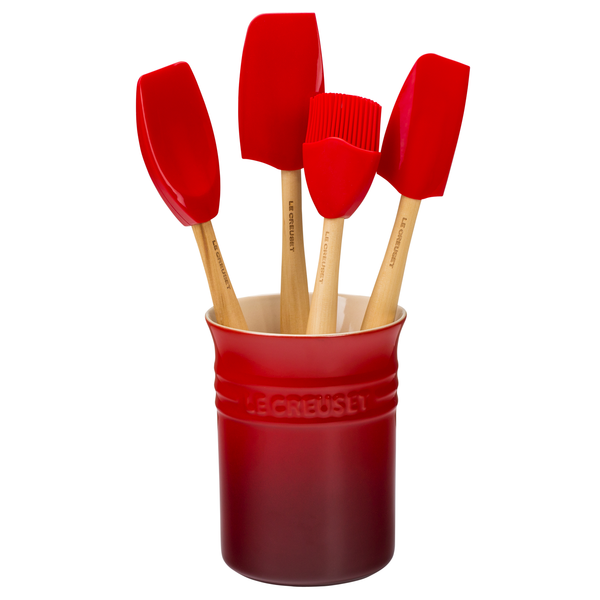 LE CREUSET CRAFT SERIES UTENSIL SET - CERISE