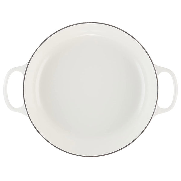 Le Creuset 5 qt.  Signature Braiser - White