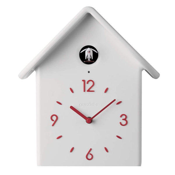 Guzzinchesi QQ CUCKOO CLOCK W/PENDULUM HOME White 15,35x9,76x9,76 inches.