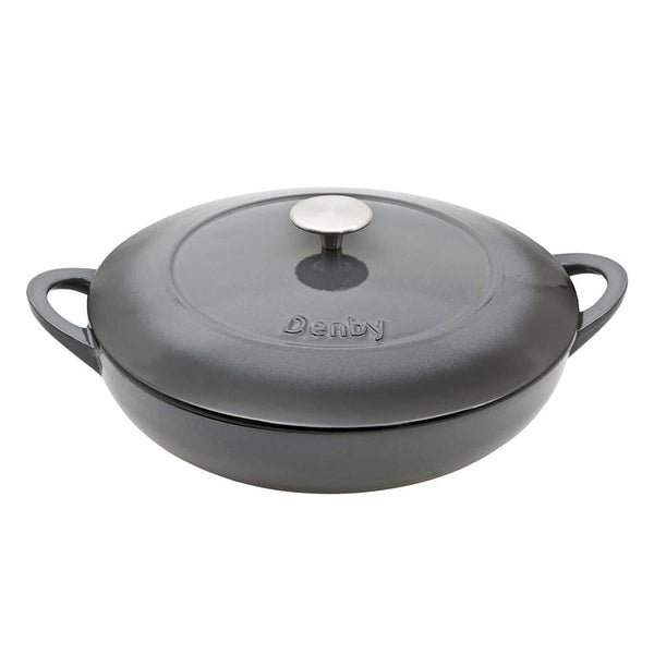 Denby Halo Cast Iron Medium, 3.8L Shallow Casserole
