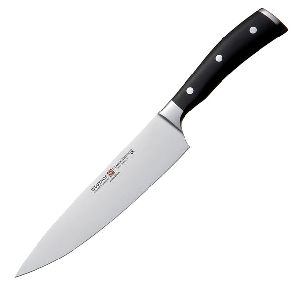 Wusthof Classic Ikon 2-Piece Chef Set, Black