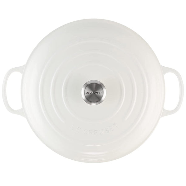 Le Creuset 5 qt.  Signature Braiser - White