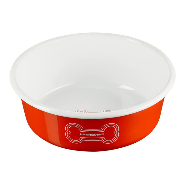 Le Creuset 6 cup Large Dog Bowl - Orange