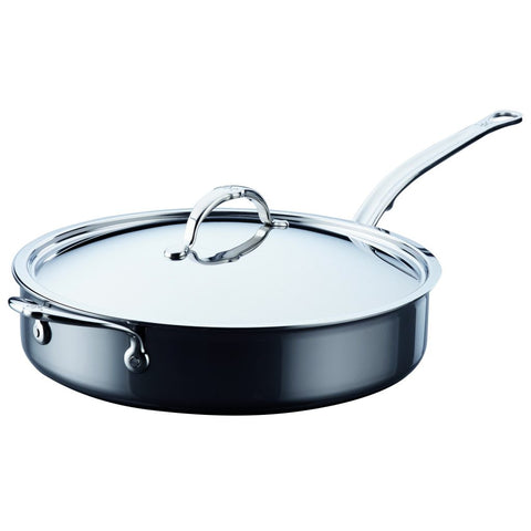 HESTAN NANOBOND 5 QUART COVERED SAUTE WITH HELPER HANDLE