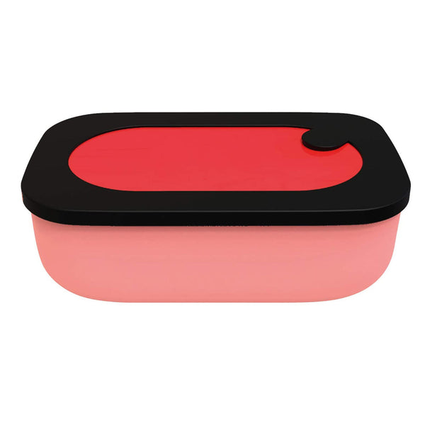 Guzzinchesi LUNCH BOX WITH CASE Red 2,76x7,87x7,87 inches.