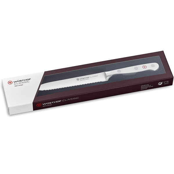 Wusthof Classic 5" Serrated Knife - White