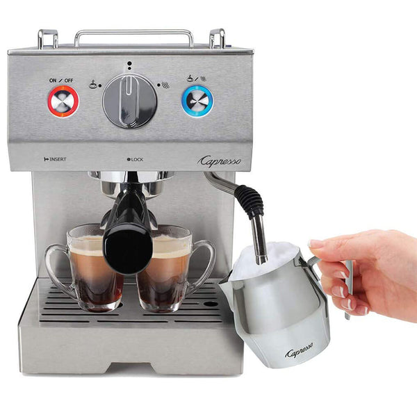 Capresso Cafe Select Professional Stainless Steel Espresso and Cappuccino Machine