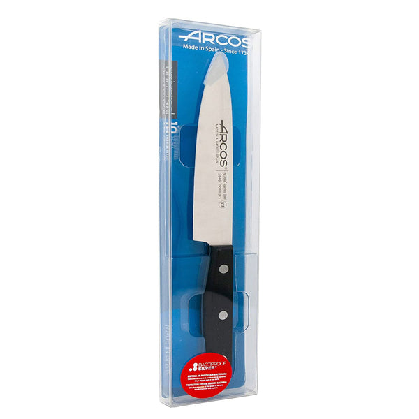 Arcos Universal Series 6 Inch Cooking Knife, Black