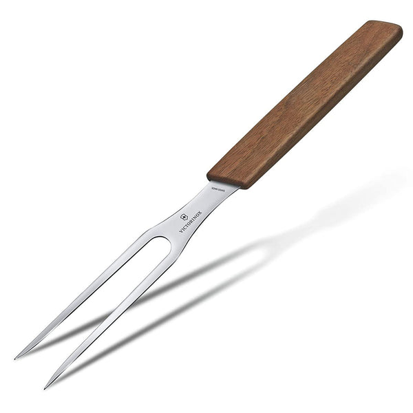 Victorinox Carving, Swiss Modern, 6" Carving Fork, Walnut