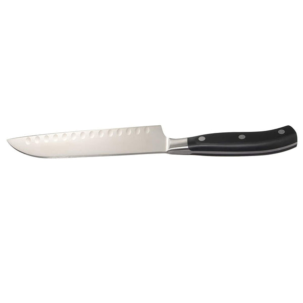 Victorinox Santoku, Forged, 7" Granton Blade, Black