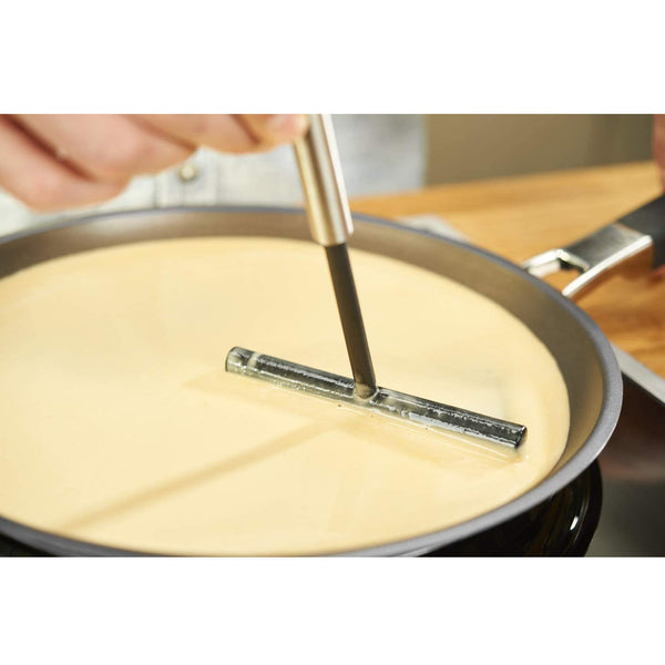 Rosle Stainless Steel Round-Handle Crepes Spreader, 7.1-inch