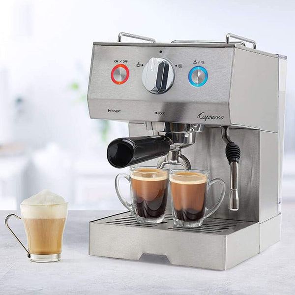 Capresso Cafe Select Professional Stainless Steel Espresso and Cappuccino Machine