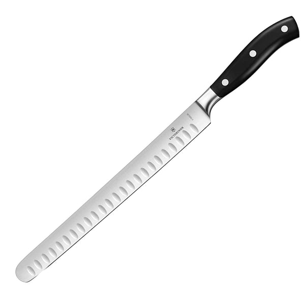 Victorinox Slicing, Forged, 10" Granton Blade, Black