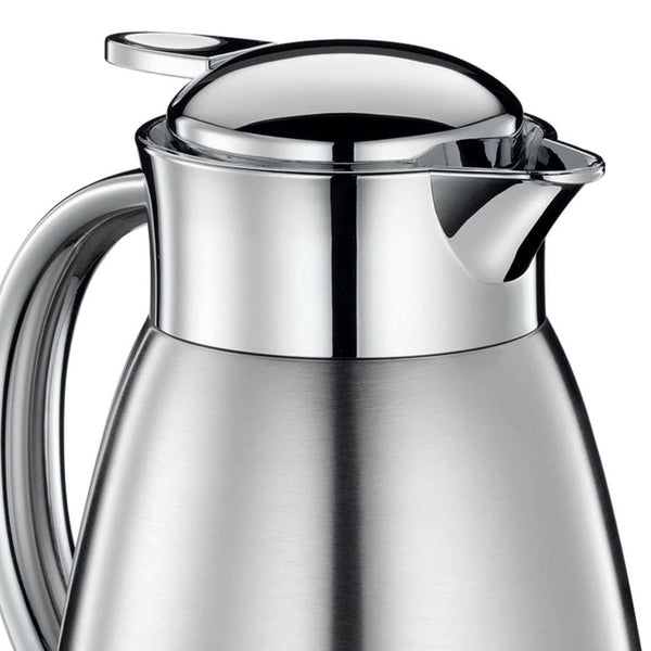 Cilio Triest 51 Ounce Double Wall Insulated Beverage Server, Brushed Stainless