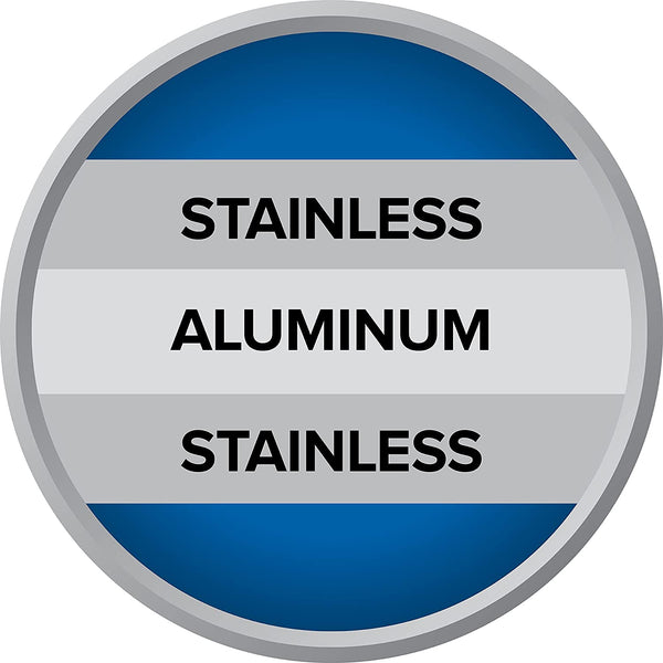 Black Cube Stainless-Steel 7-Piece Set Pots and Pans Set, Professional Grade 