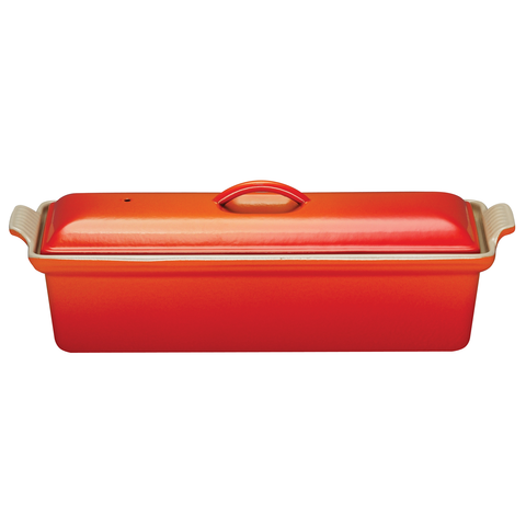 LE CREUSET 2-QUART PATE TERRINE - FLAME