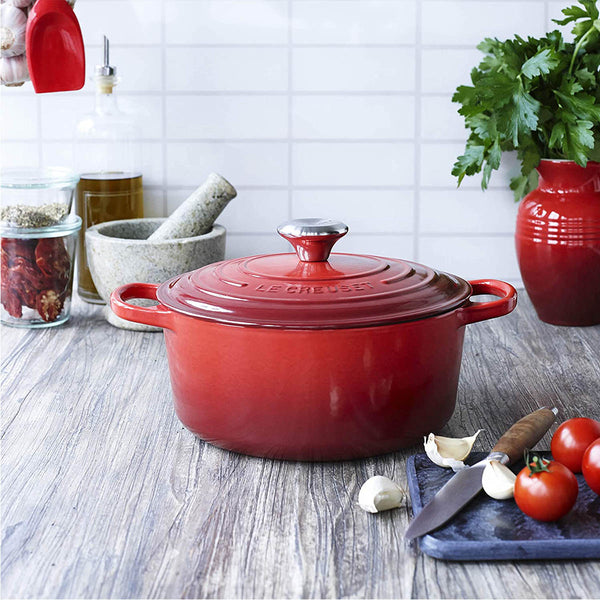 Le Creuset 9 qt. Signature Round Dutch Oven - Cerise