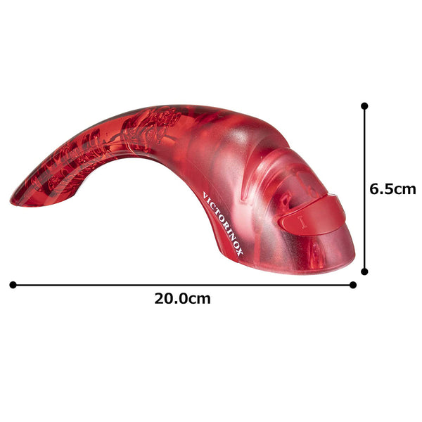 Victorinox Sharpeners, Knife Sharpener Handheld, Ceramic Roller , Red