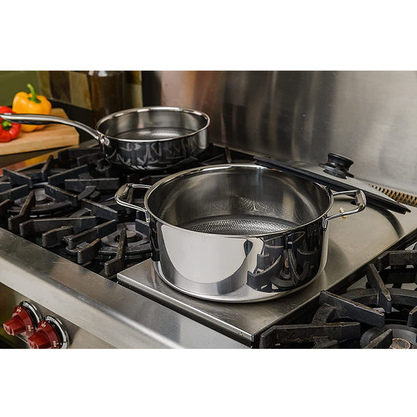 Black Cube Hybrid Quick Release 7 Piece Set, Stainless/Nonstick Cookware