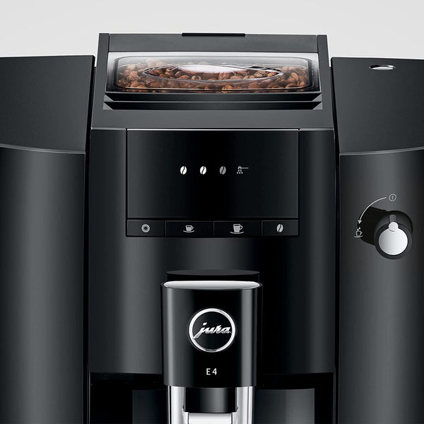 Jura E4 Piano Black Automatic Coffee Machine