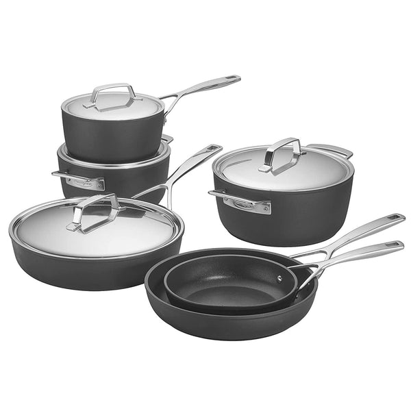 Demeyere AluPro 10-pc Aluminum Nonstick Cookware Set