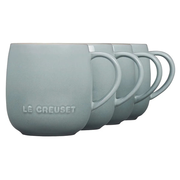 Le Creuset 13 oz. / 380ml Set of 4 Heritage Mugs - Sea Salt