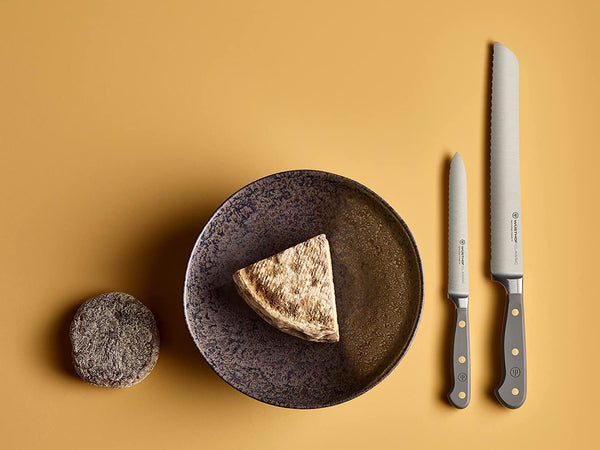 Wusthof Classic 5" Serrated Utility Knife - Velvet Oyster