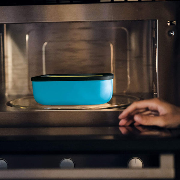 Guzzinchesi LUNCH BOX WITH CASE Ochre 2,76x7,87x7,87 inches.