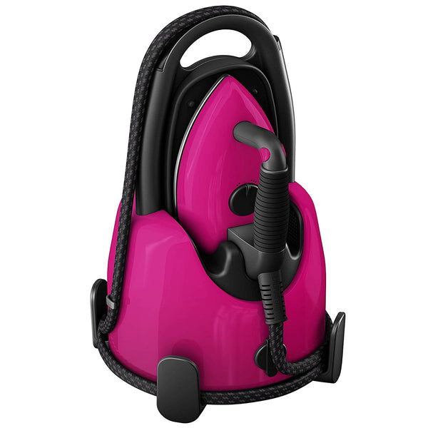 Laurastar Lift Plus Steam Iron in Pinky Pop: Swiss Engineered 3-in-1 Steam Generator That Irons, Steams, and Purifies Your Clothes