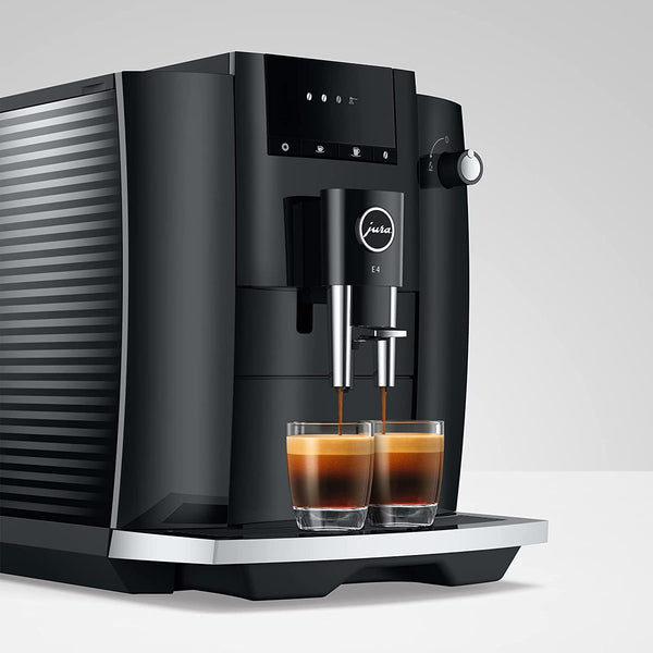Jura E4 Piano Black Automatic Coffee Machine