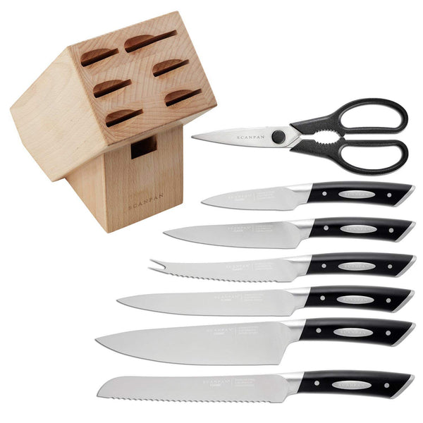 SCANPAN 8-PIECE KNIFE BLOCK SET