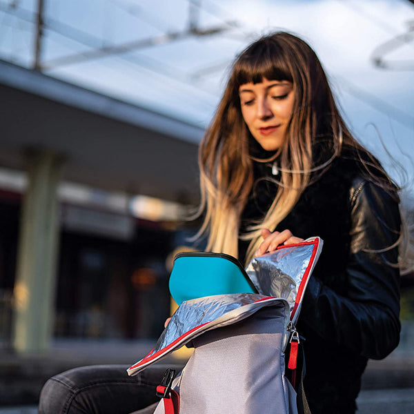 Guzzinchesi LUNCH BOX WITH CASE Ochre 2,76x7,87x7,87 inches.