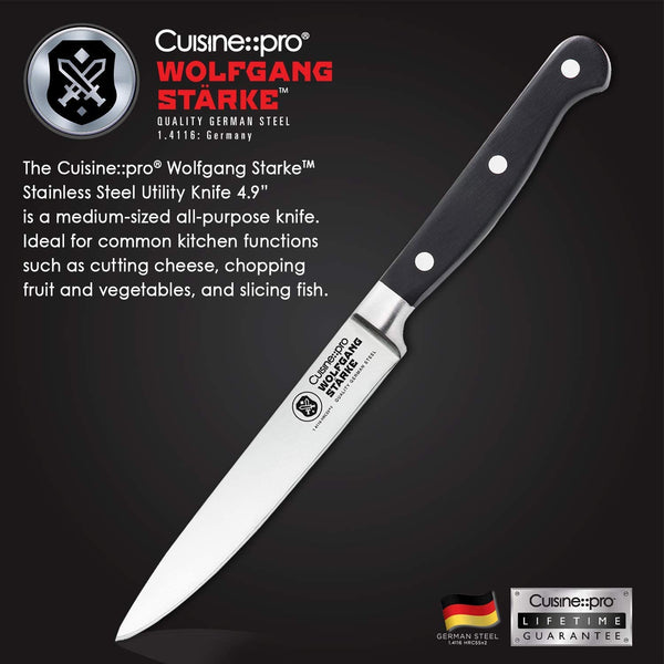 CUISINE PRO WOLFGANG STARKE UTILITY KNIFE 12.5CM