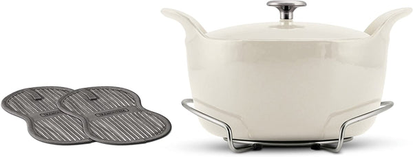 Tramontina Dutch Oven, 5.5 quart, Eggshell