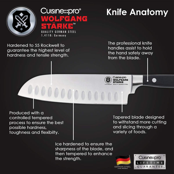 CUISINE PRO WOLFGANG STARKE KUTCHIN KNIFE BLOCK 11PC